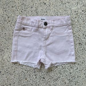Hudson light pink toddler girl short
